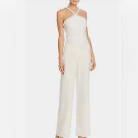 *SOLD*- LIKELY Ashland Simulated Pearl Trimmed Jumpsuit NWT - Picture 4 of 4